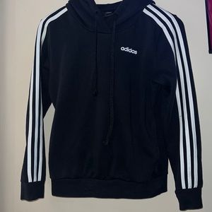Adidas black pullover hoodie, size XS/ unisex